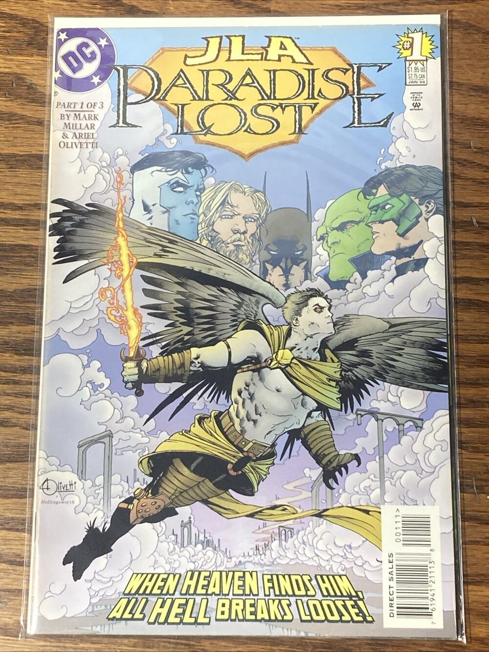 JLA Paradise Lost (1998) #1 comic book